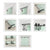 LWZH 4-16FT Bypass Barn Door Slides Hardware Kit Sliding Door Hanging Track System Roller Rails for Double Door (J-Shaped)