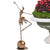 Metal Dancing Girl Garden Statue Decor Waterproof