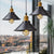 Vintage LED Iron Lampshade Retro Chandeliers Russia Pendant Lights