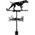 Dog Ornament Standing Roof Wind Direction Indicator For Outdoor Garden Yard Shed Home Fence Post