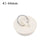 Kitchen Bathroom Water Sink Plug with Hanging Ring Round Rubber Bathtub Stopper Durable White Leakage-proof Sewer Drain Cover