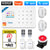 KERUI Tuya Smart WIFI GSM Alarm System Works With Alexa Home Security Wireless 433Mhz Burglar Alarm Door Window Sensor Detector