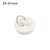 Kitchen Bathroom Water Sink Plug with Hanging Ring Round Rubber Bathtub Stopper Durable White Leakage-proof Sewer Drain Cover