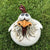 1Pc Funny Chicken Fence Decor Statues Resin Farm Yard