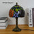 SOURA Tiffany Table Lamp American Retro Living Room Bedroom Lamp Luxurious Villa Hotel  Stained Glass Desk Lamp