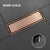 Brushed Rose Gold 10cm*30cm Tile Invisible Embedded Grid Bathroom Shower Insect-Proof Deodorant Floor Drain Square Floor Drain