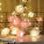 1.5M 10LED Artificial Rose Flower Garland String Light LED Fairy Lights Decorations