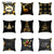 Gold Black Snowflake Merry Christmas Pillowcase Xmas Decor for Home Decor for Christmas Ornaments Xmas  Santa Claus Pillowcase..