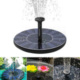 Solar Fountain Bird Bath Pond Patio Powered Fountain Garden Floating Garden Waterfall Fountain Pump