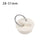 Kitchen Bathroom Water Sink Plug with Hanging Ring Round Rubber Bathtub Stopper Durable White Leakage-proof Sewer Drain Cover