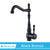 Shinesia Black Bronze Gourmet Kitchen Faucet Deck Mounted Bathroom Basin Sink Hot and Cold Water Mixer Taps