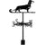 Dog Ornament Standing Roof Wind Direction Indicator For Outdoor Garden Yard Shed Home Fence Post