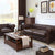 High Quality Oil Wax Leather Vintage Style Roll Arm Chesterfield Sofa