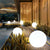 Garden Lights Outdoor LED Ball Lawn Lamp Waterproof Floating Courtyard Decoration Floor Path Landscape Ornament Color Lantern