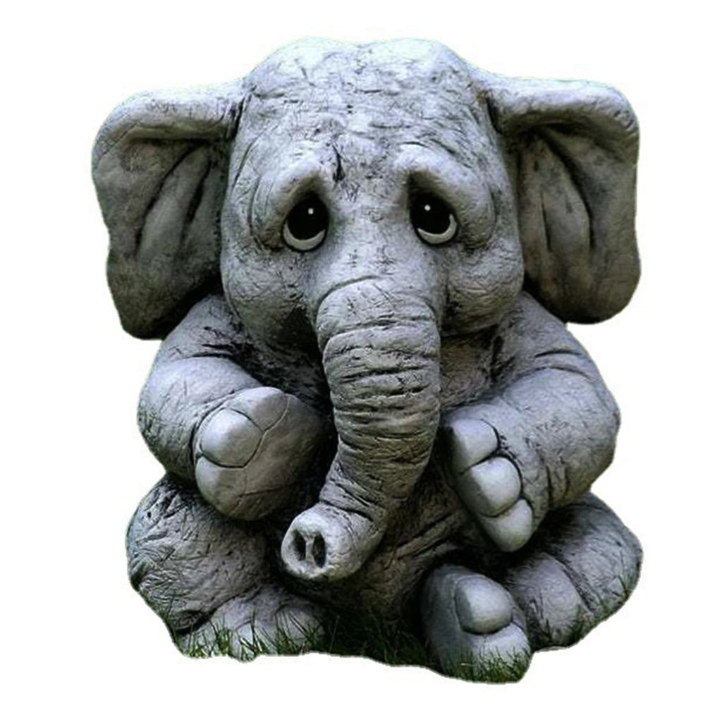 Garden Elephant Statues Outdoor Lightweight Cute Creative Ornament