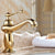 Luxury Gold Color Brass Single Handle Bathroom Wash Basin Faucet Vessel Sink Faucet Mixer Tap Lgf043