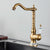 Senlesen Antique Brass Bathroom Basin Faucet 360 Swivel Spout Bathroom Sink Faucets