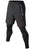 Men Sports Trouser 2 In 1 Compression Training Legging Breathable Joggers Zip Pockets Running Double Deck Fitness Gym Pants