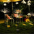 Solar Fireworks Lamp Outdoor Grass Globe Dandelion Flash String Fairy lights 90 /120/150/200 LED For Garden Lawn