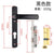 Aluminum Door Lock Aluminum Alloy Single Point Door Lock Aluminum Alloy Door Handle 85+30 Lock Body Lock