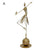 Metal Dancing Girl Garden Statue Decor Waterproof