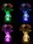 10Led Swimming Pool Light Remote Control RGB Dive Fish Light LED Underwater Lamp Portable Battery Operated for Vase Aquarium