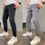 Men's High Stretch Multi-pocket Skinny Cargo Pants Multi-pocket Sweatpants Solid Color Casual Work Outdoor Joggers Trousers