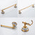 Antique Bronze Bathroom Hardware Set Adjustable Towel Rack Toilet Paper Holder Robe Hook EL2001A