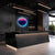 Planet Neon LED Light Acrylic Sign: AI Midjourney Generated Round Design, RGB Option , Galaxy Wall Art Decor for Home, Restaura