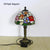 SOURA Tiffany Table Lamp American Retro Living Room Bedroom Lamp Luxurious Villa Hotel  Stained Glass Desk Lamp