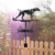 Black Dog (Pointer)Metal Weather Vane Standing Decor Roof Weathervane