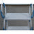 Carbon Steel Blue Manual Telescoping Upright Folding Attic Ladder