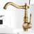 Senlesen Antique Brass Bathroom Basin Faucet 360 Swivel Spout Bathroom Sink Faucets