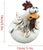 1Pc Funny Chicken Fence Decor Statues Resin Farm Yard