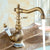 Bathroom Faucets Antique Bronze  for Kitchen Cold and Hot Water Basin Mixer Tap with Ceramic Single Handle Sink Tap Crane