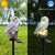 Owl  Solar Powered  Led Light Outdoor Garden  Waterproof Lights