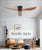 SOVE Low Floor Modern Ceiling Fans Without Light DC 30W Ceiling Fan With Remote Control Home Simple Ceiling Fan No Lights 220V