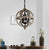 American Countryside Ball Shaped Wooden Chandelier Living Room Hallway Restaurant Bar Counter Retro E14 Chandelier