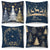 4pcs Christmas Plush Throw Pillow Covers - Contemporary Style, Printed Design, Suitable for Various Room Types, Zipper Closure