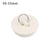 Kitchen Bathroom Water Sink Plug with Hanging Ring Round Rubber Bathtub Stopper Durable White Leakage-proof Sewer Drain Cover