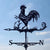 Metal Weathervane,Wind Vane,Dairy Cattle Iron Wind Direction Indicator,Villa Garden Roof Buildings,House Outdoor Decoration