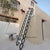 Space-saving Attic Telescopic Staircase Carbon Steel Lift Ladders