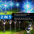 LED Solar Fireworks Light Outdoor Meteor Horse Lamp Garland IP65 Waterproof String Lights Garden