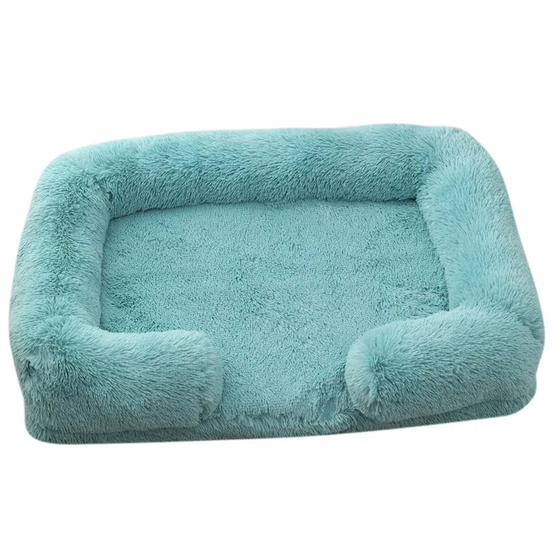 Large Dog Bed Dog Plush Pet Bed Winter Thickened Sleeping Bed Sofa Removable Pad