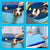 Foldable Dog Bath Swimming Pool Plastic Collapsible Kids Pool PVC Foldable Indoor and Outdoor for Dogs Cats Kid Portable Dog Tub