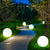 Garden Lights Outdoor LED Ball Lawn Lamp Waterproof Floating Courtyard Decoration Floor Path Landscape Ornament Color Lantern