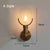 Vintage Wall Lamp Designer Bedside Aisle Coffee Bar Glass Shade Industrial Lighting LED Wall Light Indoor Retro Sconce Lights