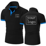 Customizable Summer Breathable Sports Polo Shirt with Personalized Brand Logo Short Sleeve for Men and Women in Various Sizes