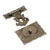 2Pcs New Antique Bronze Padlock Latch Hasp Vintage Hasp Furniture Clasp Lock