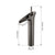 KEMAIDI Grey Bathroom Basin Faucet Wine Glass Style Single Lever Waterfall Faucets Hot and Cold Water  Mixer Deck Mounte Taps